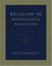 Tapa de Religion in sociological perspective