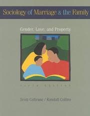 Tapa de Sociology of marriage & the family