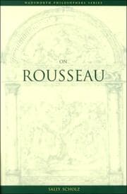 Tapa de On Rousseau