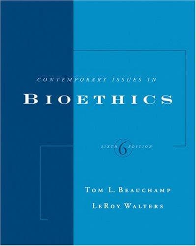 Tapa de Contemporary Issues in Bioethics (with InfoTrac )