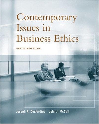 Tapa de Contemporary Issues in Business Ethics