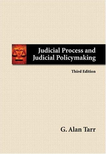 Tapa de Judicial process and judicial policymaking