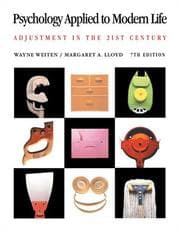 Tapa de Psychology Applied to Modern Life