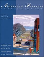 Tapa de American Passages: A History of the United States, Volume 2