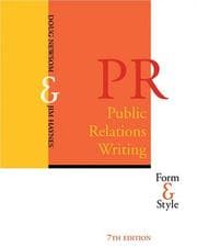 Tapa de Public relations writing
