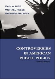 Tapa de Controversies in American public policy
