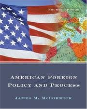 Tapa de American foreign policy and process