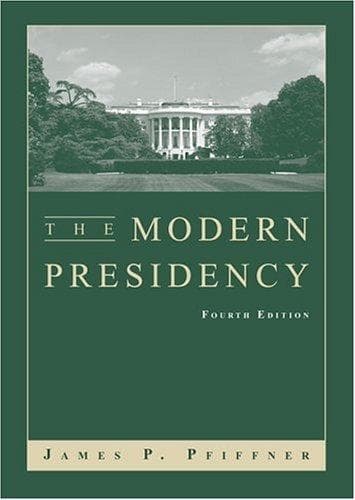 Tapa de The modern presidency