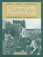 Tapa de Community psychology