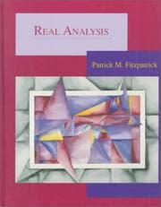 Tapa de Real analysis