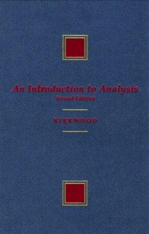 Tapa de An Introduction to Analysis (Mathematics)