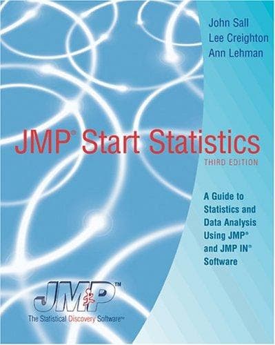 Tapa de JMP Start Statistics, Book Only (Jmp Start Statistics)