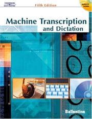 Tapa de Machine Transcription & Dictation