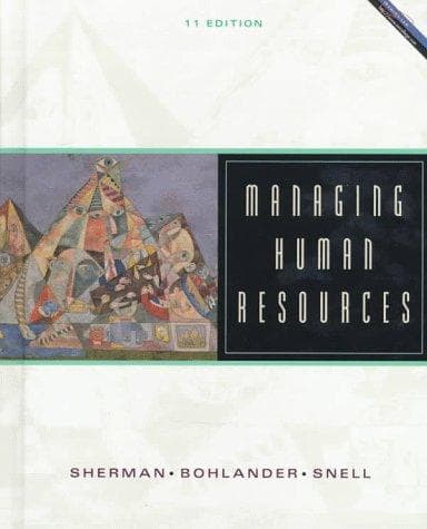 Tapa de Managing human resources