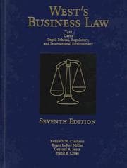 Tapa de West's business law