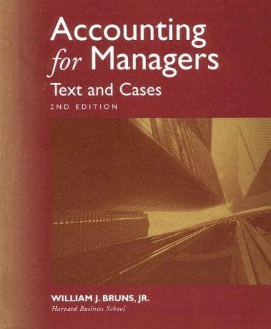 Tapa de Accounting for Managers
