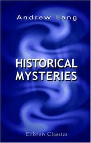 Tapa de Historical Mysteries