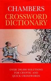 Tapa de Chambers Crossword Dictionary