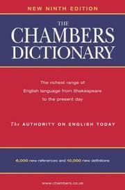 Tapa de The Chambers dictionary