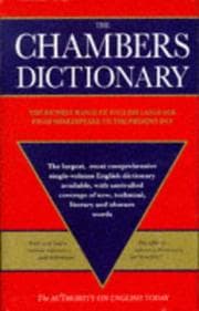 Tapa de The Chambers dictionary