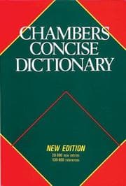 Tapa de Chambers Concise Dictionary