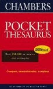 Tapa de Chambers Pocket Thesaurus