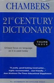 Tapa de Chambers 21st century dictionary