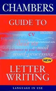 Tapa de Chambers Guide to Letter Writing