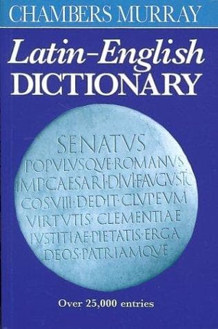 Tapa de Chambers Murray Latin-English Dictionary