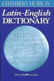Tapa de Chambers Murray Latin-English Dictionary