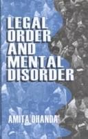 Tapa de Legal order and mental disorder
