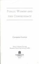Tapa de Public women and the Confederacy