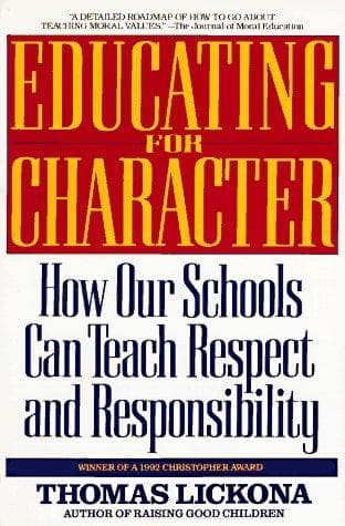 Tapa de Educating for Character