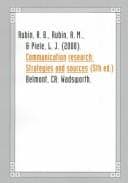 Tapa de Communication research