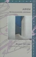 Tapa de Adieu to Emmanuel Levinas