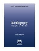 Tapa de Metallography, principles and practice