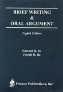 Tapa de Brief writing and oral argument