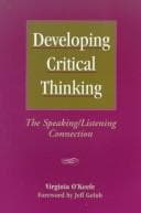 Tapa de Developing critical thinking