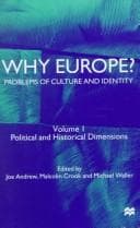 Tapa de Why Europe?
