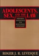 Tapa de Adolescents, sex, and the law