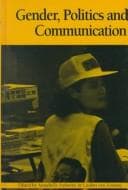 Tapa de Gender, politics and communication