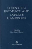Tapa de Scientific evidence and experts handbook