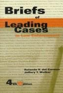 Tapa de Briefs of leading cases in law enforcement