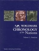 Tapa de Worldmark Chronology of the Nations: 4 volume set (v. 1-4)