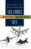 Tapa de Principles for determining the Air Force active/reserve mix