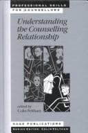 Tapa de Understanding the counselling relationship