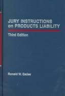 Tapa de Jury instructions on products liability