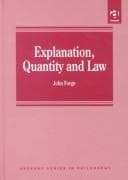 Tapa de Explanation, quantity, and law