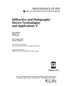 Tapa de Diffractive and holographic device technologies and applications V