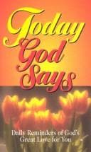 Tapa de Today God says